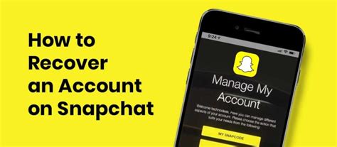 Account Recovery • Snapchat